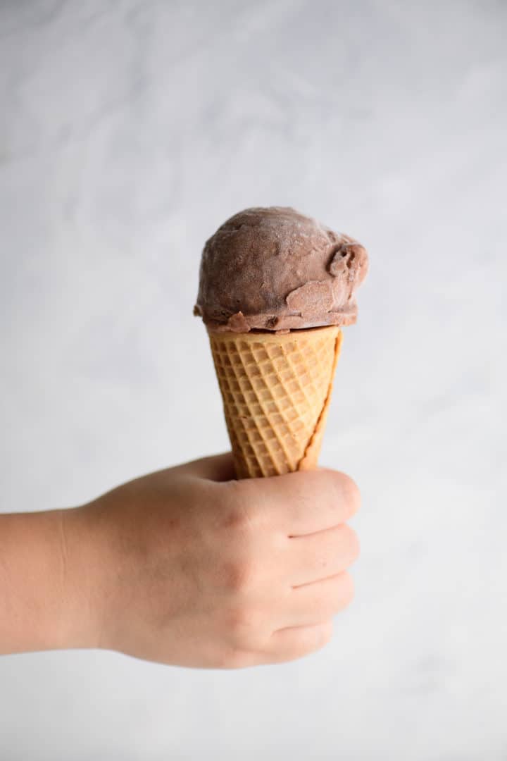 全素巧克力冰淇淋