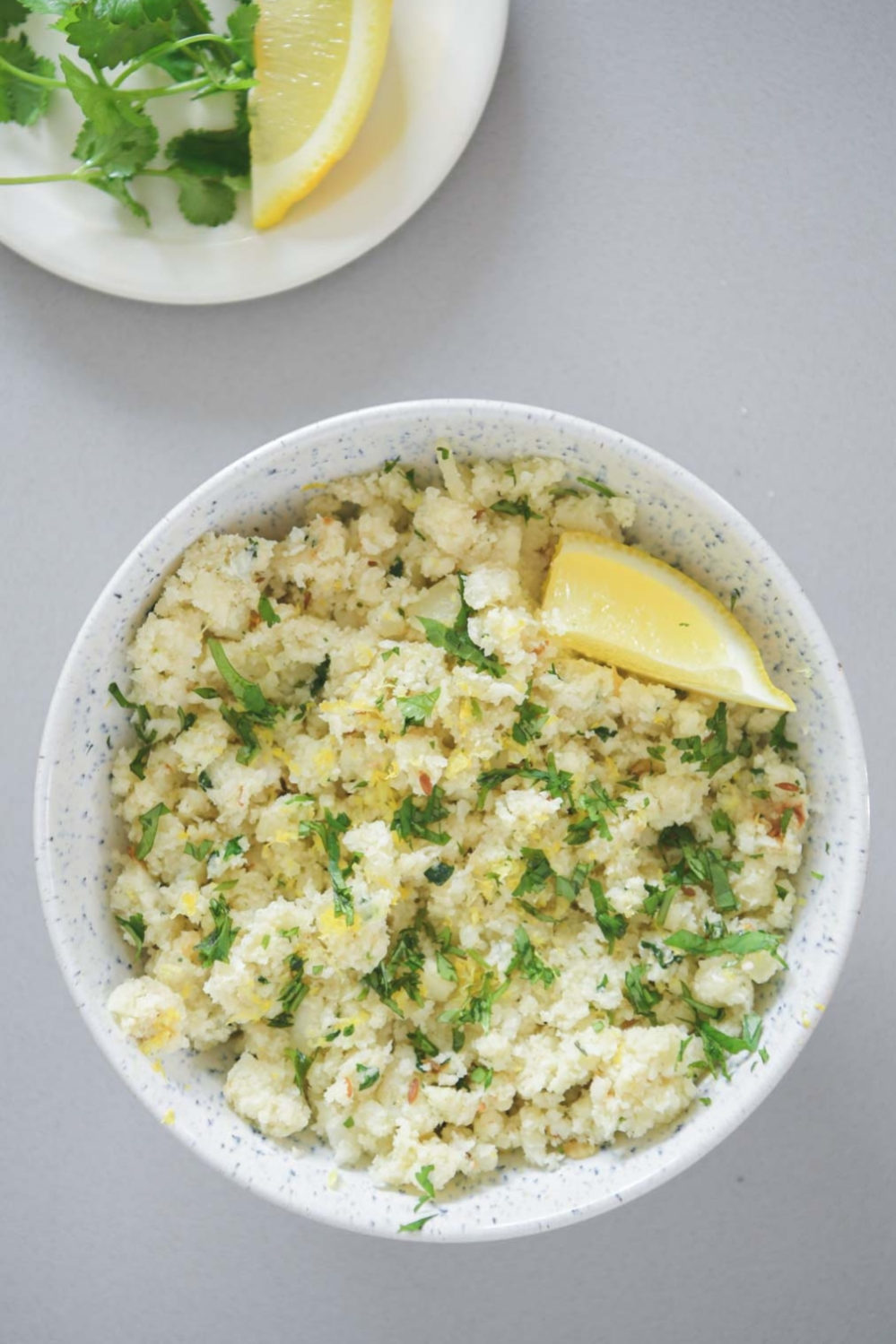 低碳 生酮 全素 檸檬香菜花椰菜飯 如何炒出粒粒分明的口感 巧兒灶咖ciao Kitchen