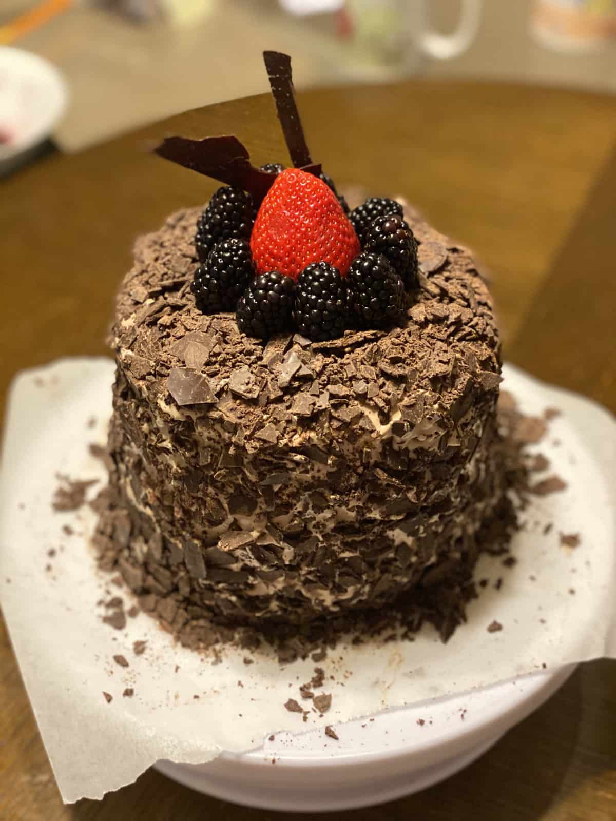 黑森林蛋糕(black forest cake),巧克力控不可错过的蛋糕!